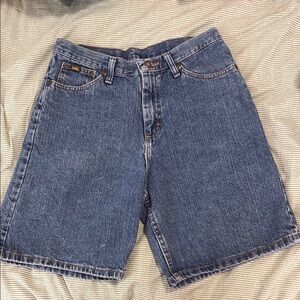 Lee Medium Wash Jean Shorts Jorts Y2K